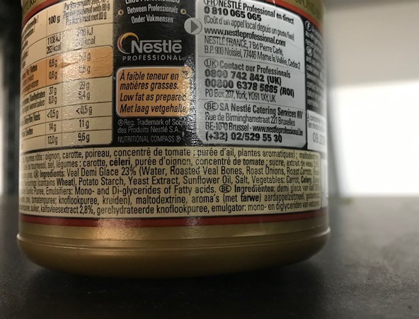 Veal Stock Chef Premium 640 grs Jar Unit
